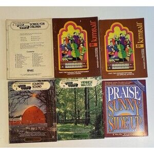 Lot of 26 VINTAGE Piano Mixed Sheet Music Worship, Country, Waltzes